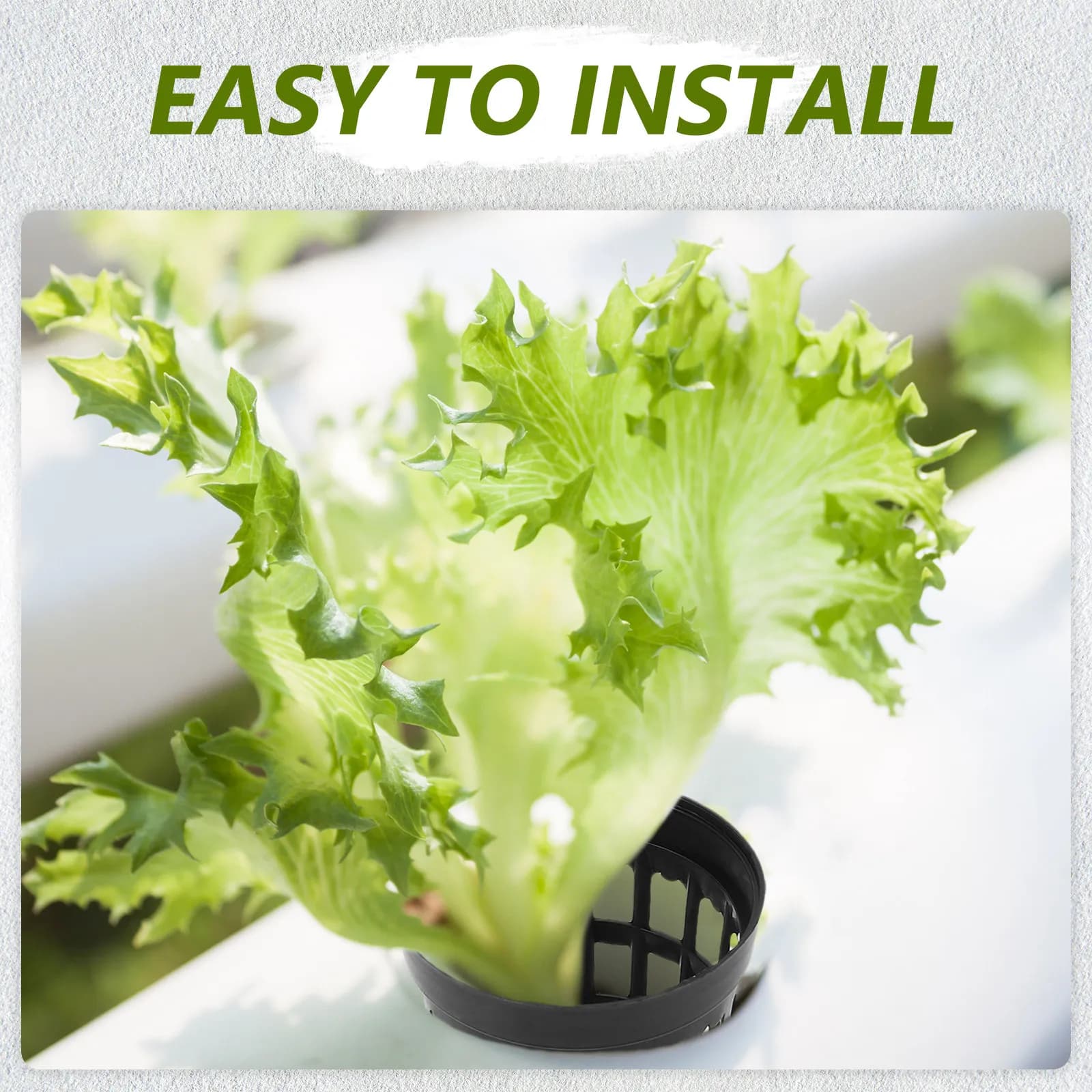 40Pcs Aquarium Plant Holders Plastic Mesh Hydroponic Planting Baskets Fish Tank Aquatic Planter Pots Water Grass