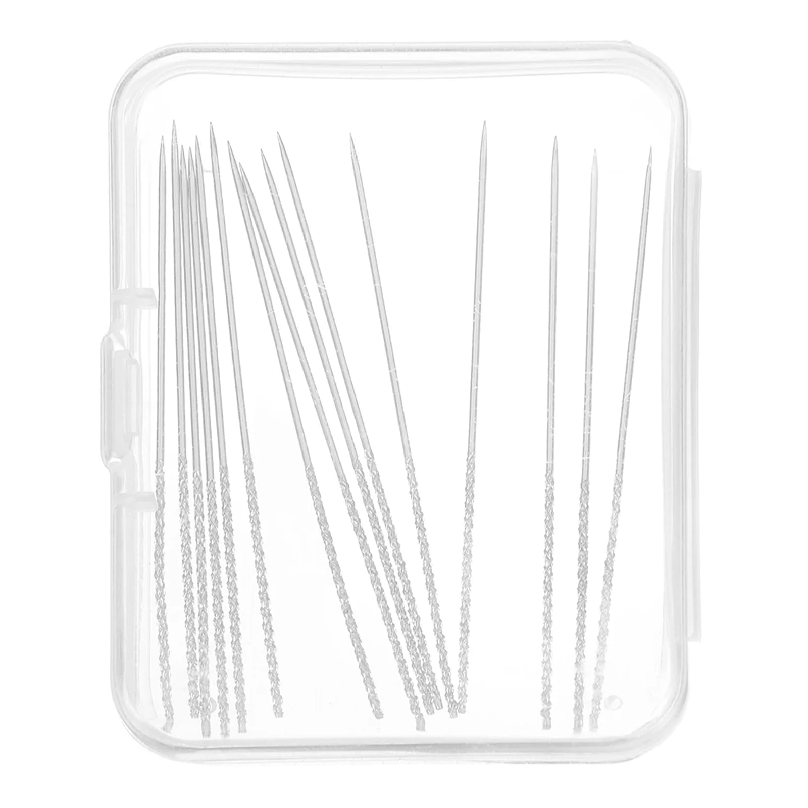 15 pezzi di riparazione dell'ago zigrinato Snag Nab It aghi per arazzi cinturino fissatore di abbigliamento strumenti per maglieria in metallo