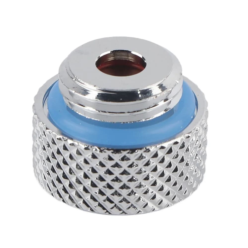 Durable G1/4 Thread Exhaust Connector Plug Automatic Pressure Release Silver Auto Exhaust Plug Vent Valve Plug PC Water Cooling