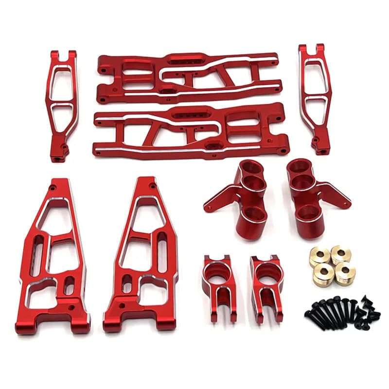 Kit di aggiornamento in metallo per FeiShen FS 1/8 TANK,SHARKS, Cheetah, ATOM, Leopard, Thunder, RC ricambi auto