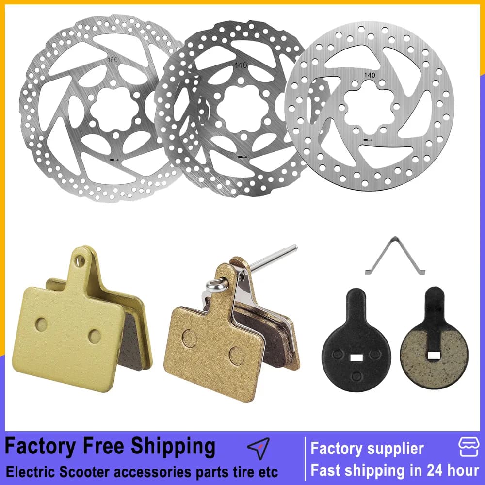 140MM 160MM Brake Disc Rotor for KuKirin G4 G2 G2Pro G2Max G2Master A1 G3Pro Electric Scooter Disc Brake Pads Part