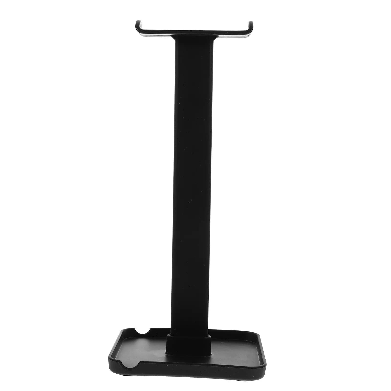 Stable desk headphone stand, solid construction, headphone table support, gaming table display, office, studio