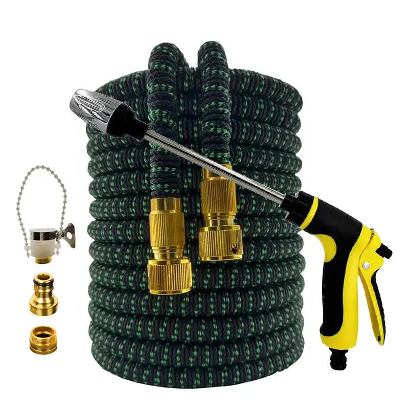 Tubi da Giardino Espandibili ad Alta Pressione, Flessibili per Irrigazione, Forniture per Irrigazione Orticola, Pistola ad Acqua per Lavaggio Auto