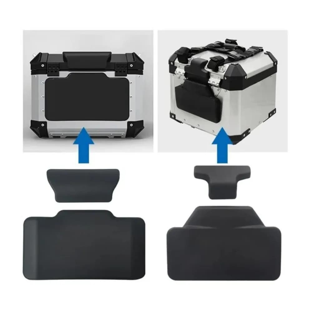 For 45L/55L Trunk1 Set Universal Motorcycle Rear Tail Top Luggage Trunk Tool Box Tailbox Helmet Case 3D Cushion Backrest Pad