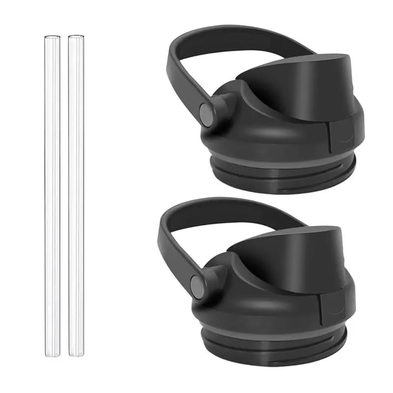 LLCS-Replacement Lid With Straws 2 Pack For Owala Freesip Sway 30Oz Water Bottle Caps Including Carry Handle