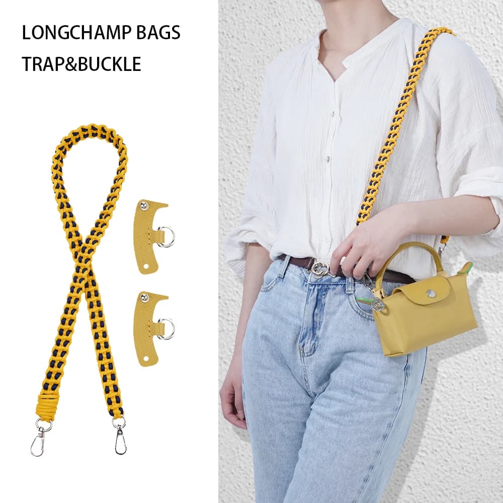 Adjustable Spare Strap New Hands For DIY Bags No Punching Change Accessories For Short Handbag Longchamp Shoulder