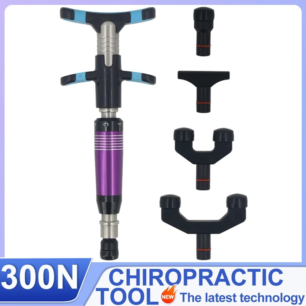 300N Chiropractic Adjusting Gun Spine Massage Tools For Limb Pain Relief Massage Therapy Correction Spinal Manual Back Massager