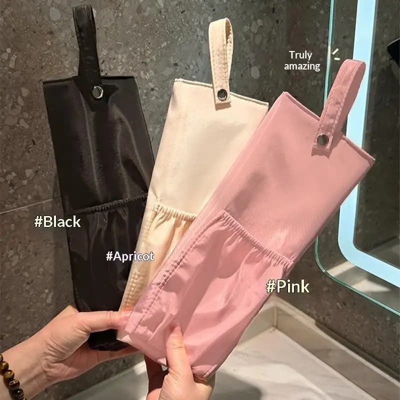 Borsa per ferro arricciacapelli resistente al calore, custodia isolata con cerniera per un trasporto sicuro, protegge bagagli e strumenti, portatile