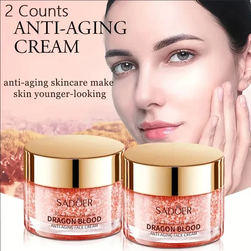 Crema Viso al Sangue di Drago con Retinolo ed Essenza di Placenta, Illuminante e Rassodante, Cosmetici Coreani per la Cura della Pelle Femminile