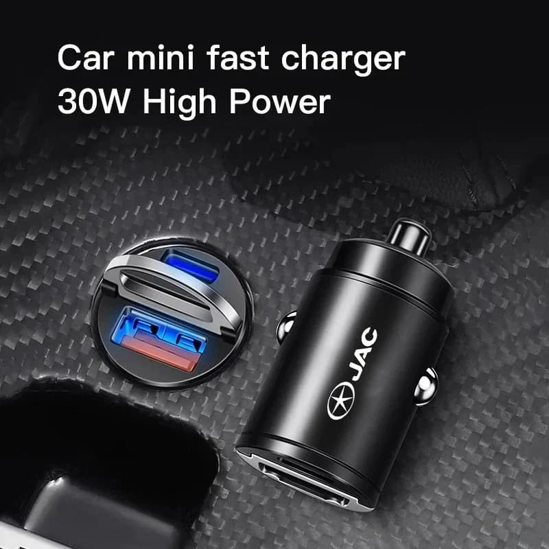 Car Cigarette Lighter Fast Charger Adapte USB PD Type-C Convert Plug For JAC Refine J3 J2 S5 A5 J5 J6 Vapour S2 T8 accessories