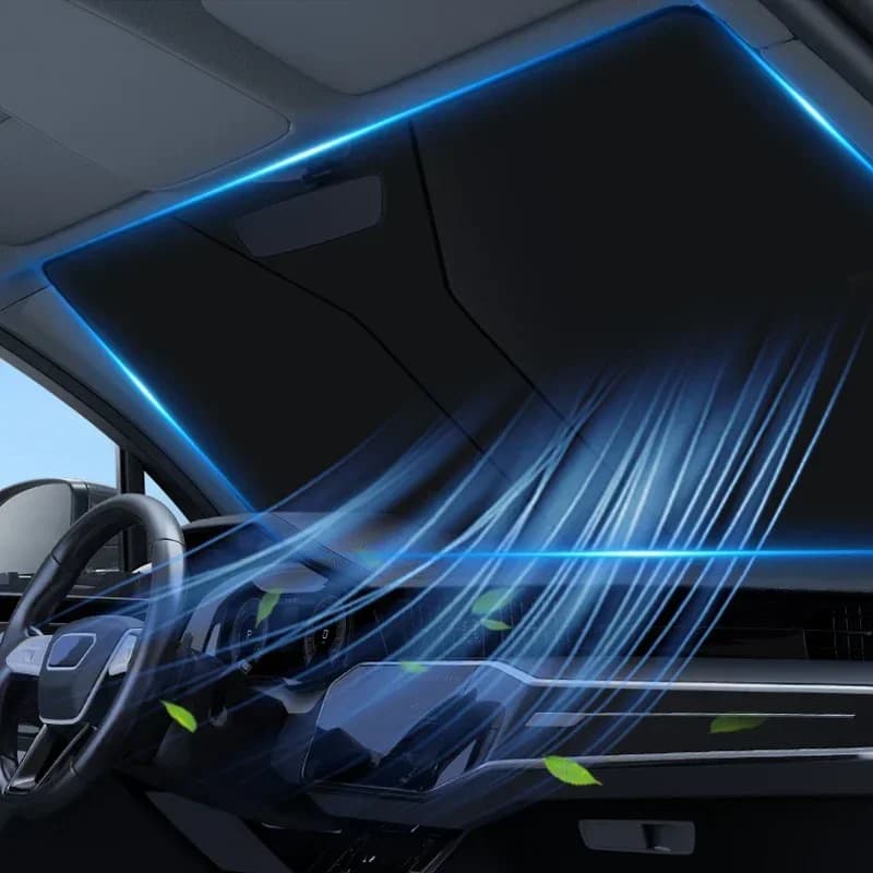 Copertura parasole per finestrino anteriore per auto, parasole, visiera per parabrezza, parabrezza pieghevole, protezione UV automatica, tenda, accessori per lo styling