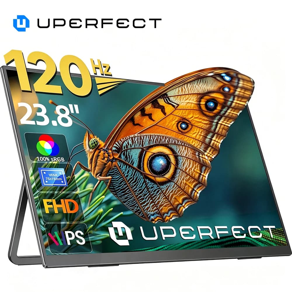 UPERFECT UMax22 Pro 23.8 "Monitor 1080P Display del computer con supporto 100Hz per PC portatile Mac PS5 XBOX Switch Steam Decks Desktop
