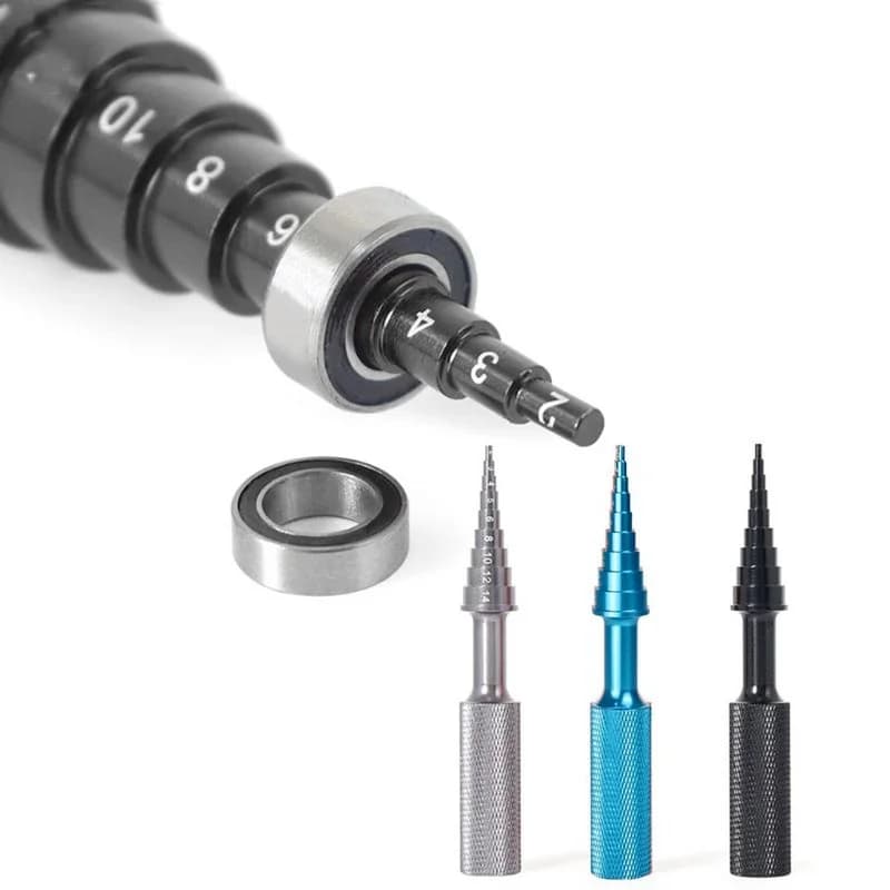 2-14mm Cuscinetti per mulinello da pesca Riparazione smontagomme Strumento automobilistico Mulinello da pesca Cuscinetto Asta di ispezione Strumenti di manutenzione mulinello
