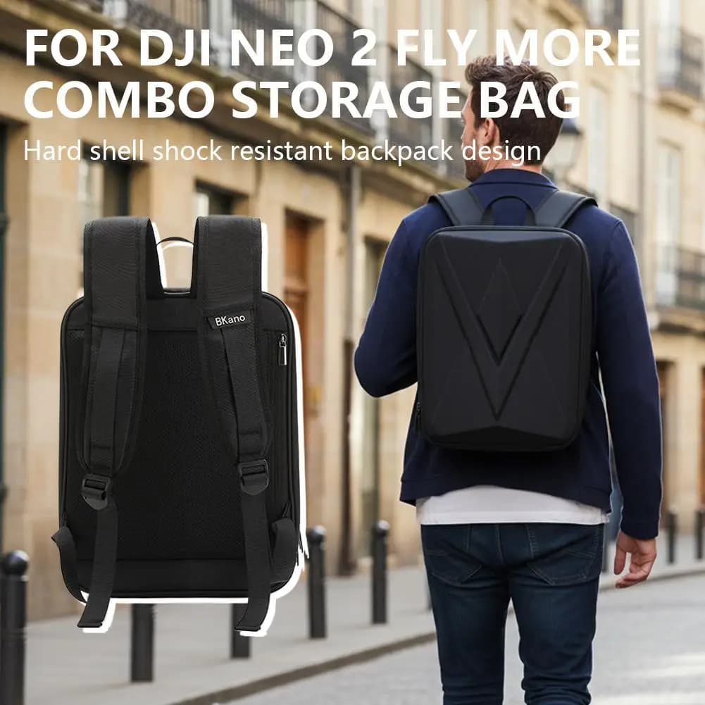 Zaino rigido per DJI NEO 2 Custodia a tracolla Borsa da trasporto portatile per accessori DJI NEO 2 K7V2