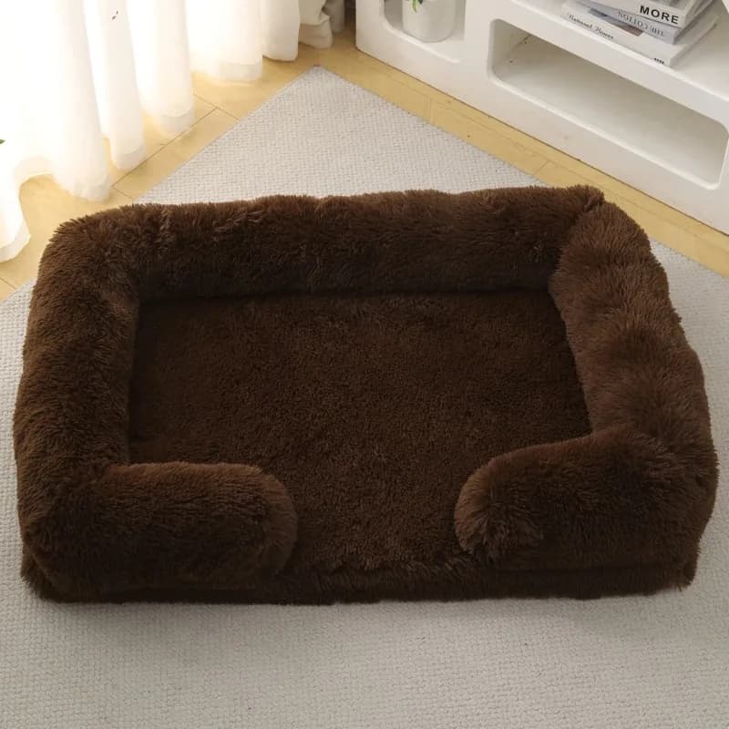 Lusso inverno caldo grande divano letto per cani cane inginocchiato tappetini per gatti cuscino per la casa divano letto per animali domestici tappetino per cani di taglia media e piccola