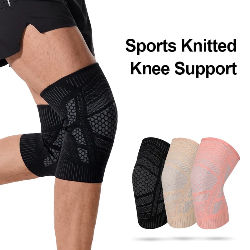1pc Sports Knee Pads, Professional Knee Protection For Running, Basketball,Fitness, Anti-Slip Knee Support Gym Accessories