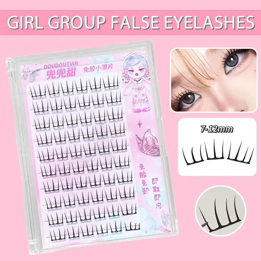 Fake natural-looking eyelashes 3D mink eyelashes Groups of girls Fake eyelashes fake black toe lashes Eye makeup set