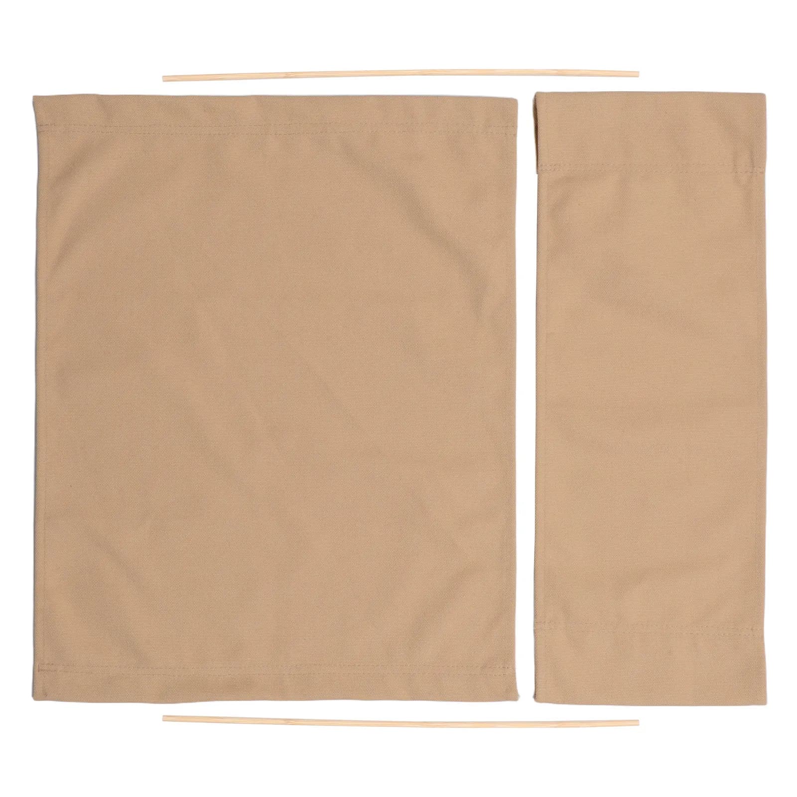1Set Director Chair Replacement Canvas Natural Color Heavy Duty Fabric Comfortable Outdoor Folding Chair Seat Cover Camping