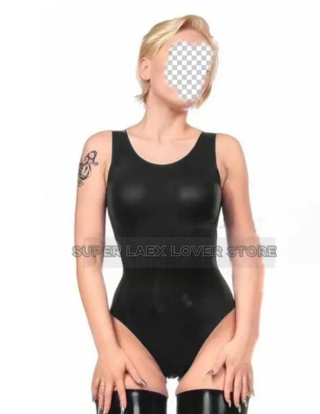 Rubber latex body fetish Gummi Latex body made with mold Seamless swimsuit Biniki Beach Swim Wear Halloween