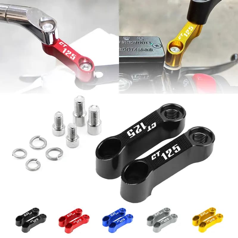 Di Alluminio di CNC Specchietto retrovisore Adattatore Extender Riser 2020 2021 2022 2023 2024 Per Honda CT125 CT 125 ct125 Accessori Moto