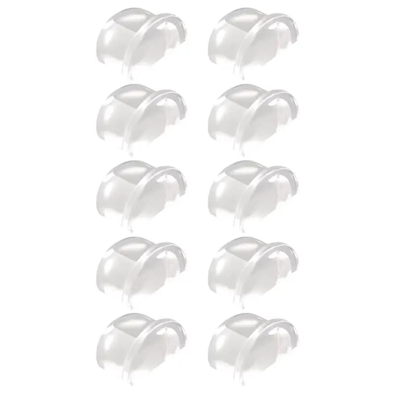 AB41-Transparent Silicone Door Stopper Self Adhesive Wall Protector Bumper Pad For Door Handle Cabinet Corner Furniture