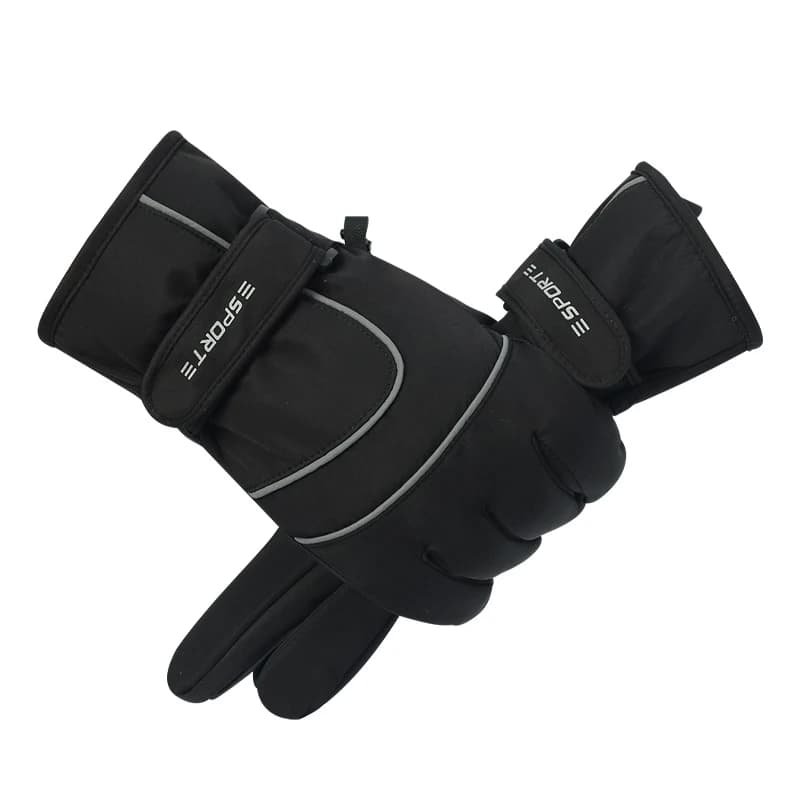 Guanti da sci invernali caldi professionali da uomo e da donna, guanti da neve caldi, guanti da moto impermeabili, Touch Screen Smile 506