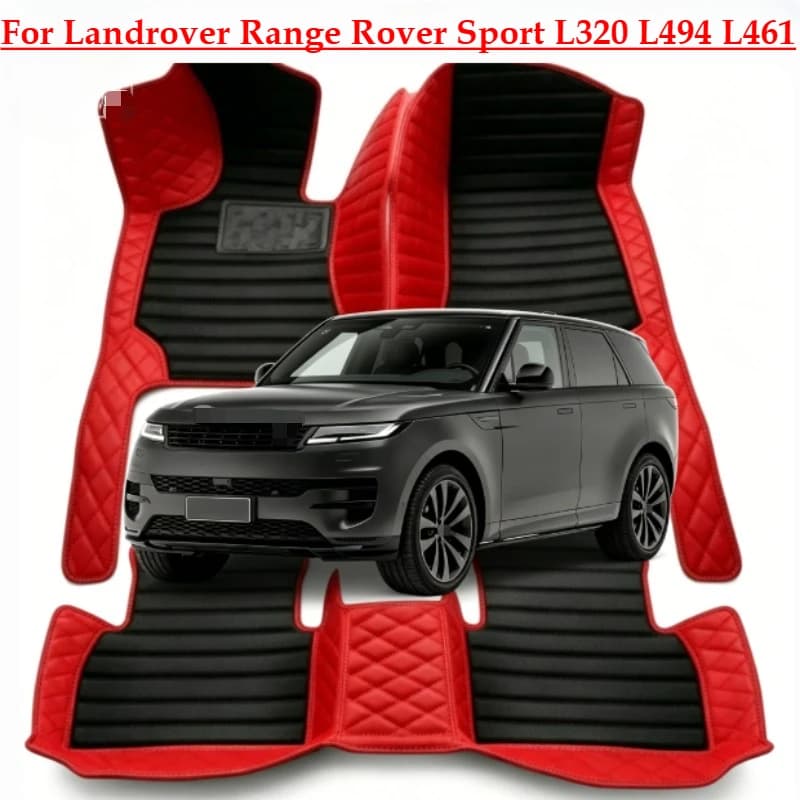 Tappetini Auto Personalizzati OMANE per Landrover Range Rover Sport L320 L494 L461 2005-2025, Tappeti e Accessori Interni Impermeabili