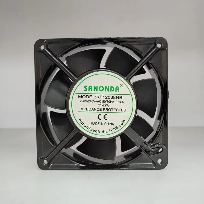 Cooling Fan for 12038 Axial Flow Fan for Distribution Cabinet for Electric Welding Machine 220V-240V 0.14A Large Air Volume