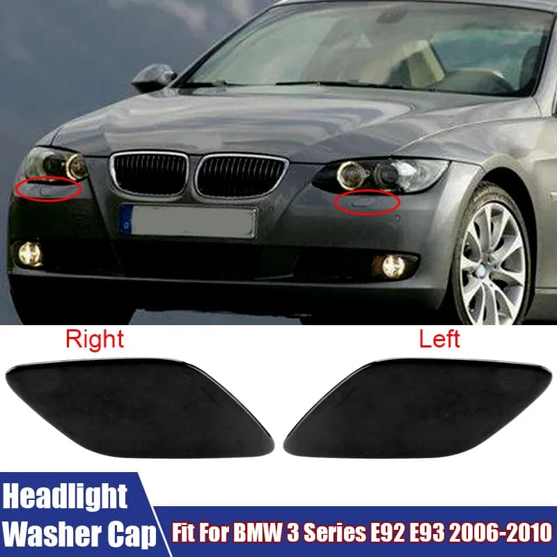 Auto bumper Front Lighthouse Ugello Spray Jet Cap Cover Measure For BMW Series 3 E92 E93 2006-2010 61677171659 61677171660