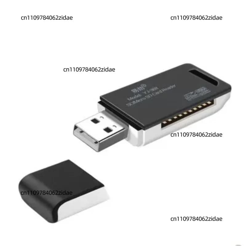For Multifunctional Universal USB Card Reader Support SD TF Memory Card High Speed for PC Camera
