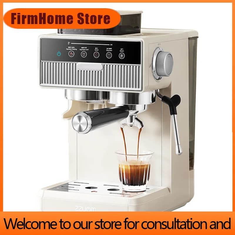FirmHome StoreEspresso Coffee Machine With Grinding Function Home Use Coffee Maker Full Automatic