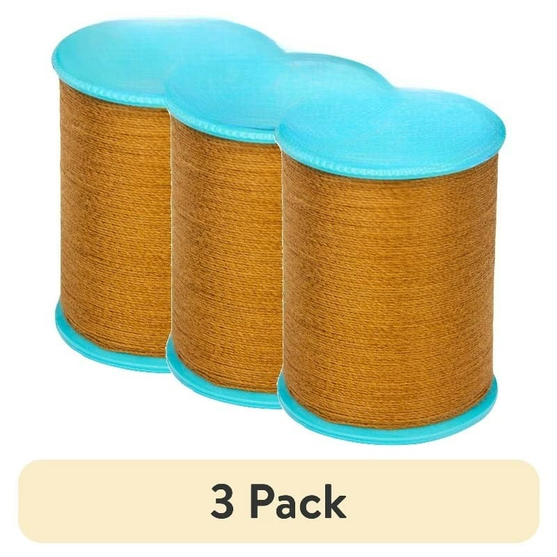 Extra Strong Jeans Red Orange Cotton/ Polyester Thread, 70 Yards/64 meters