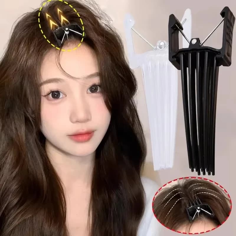 Set of Accessories for Hair with 1/2 Pieces of Acrylic Springs Trendy for Harnessing Roots, Natural and Without Tracks, for Hairstyles Voluminous