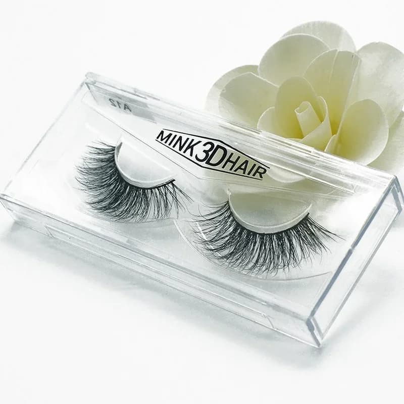 1 Paia 3D Capelli di Visone Ciglia Finte Soffici Striscia Completa Addensare Ciglia Finte Look Naturale Trucco Ciglia di Visone