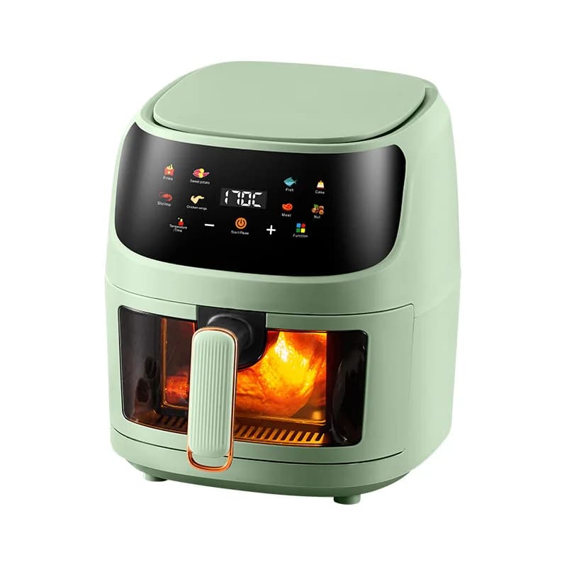 8 Liters Customized Digital Air Fryer Stainless Steel Electric Air Fryer Multifunction Air Fryers