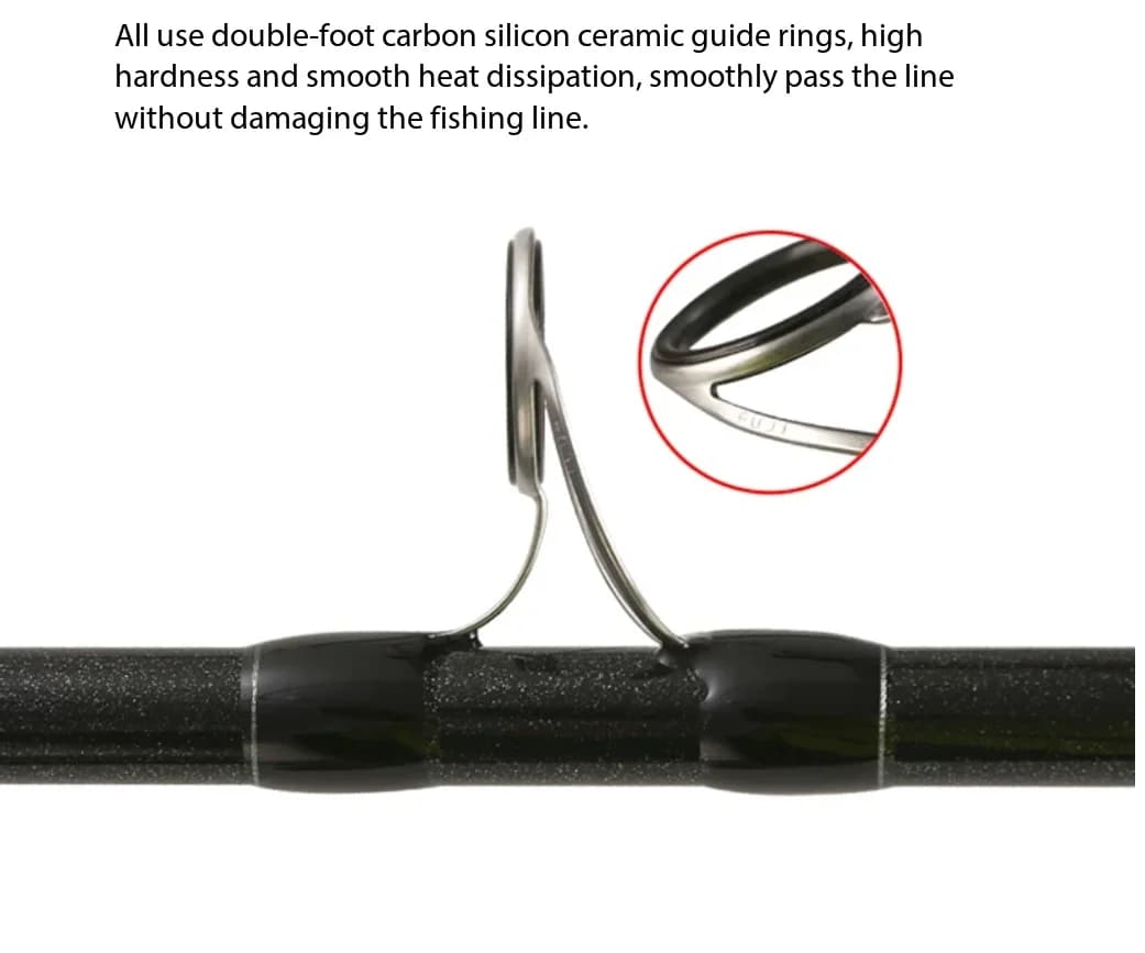 Super Hard Carbon Surf Casting 4.2m 3-Piece Rod Long Distance Beach Shore Fishing Rod Heavy Duty Anchor Fishing Rod