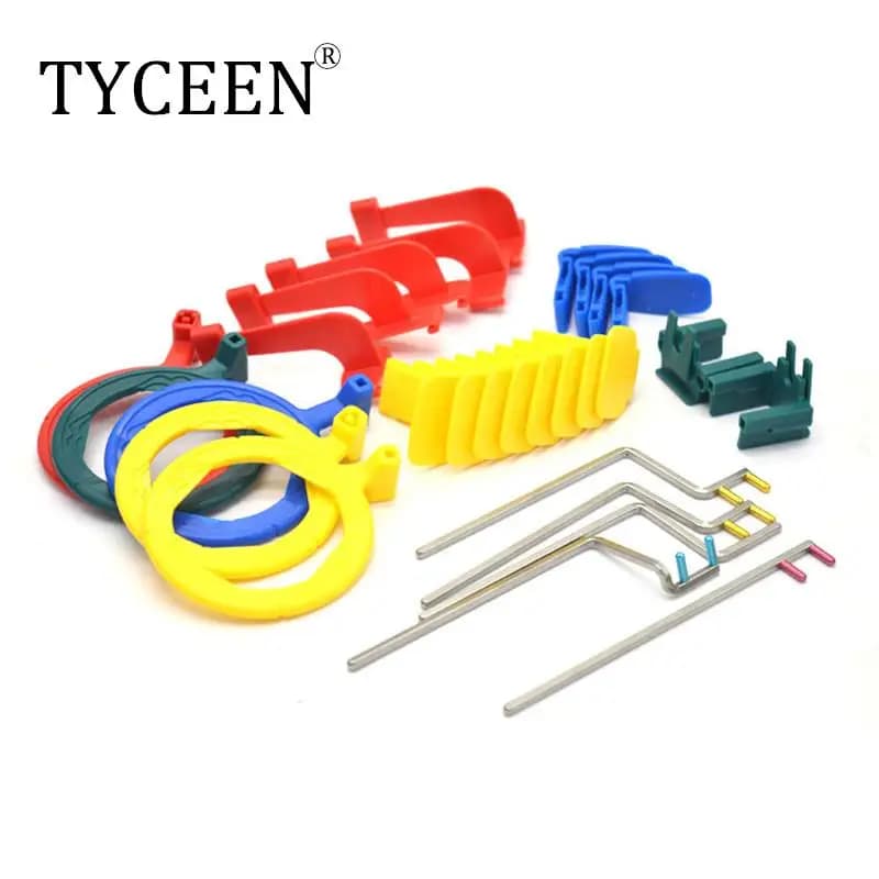 1 Set Dentale Sistema di Posizionamento della Pellicola a Raggi X Laboratorio Dentale Pellicola Kit di Posizionamento del Raggio X Posizionatore Titolare Localizzatore Strumenti Dentista Strumento