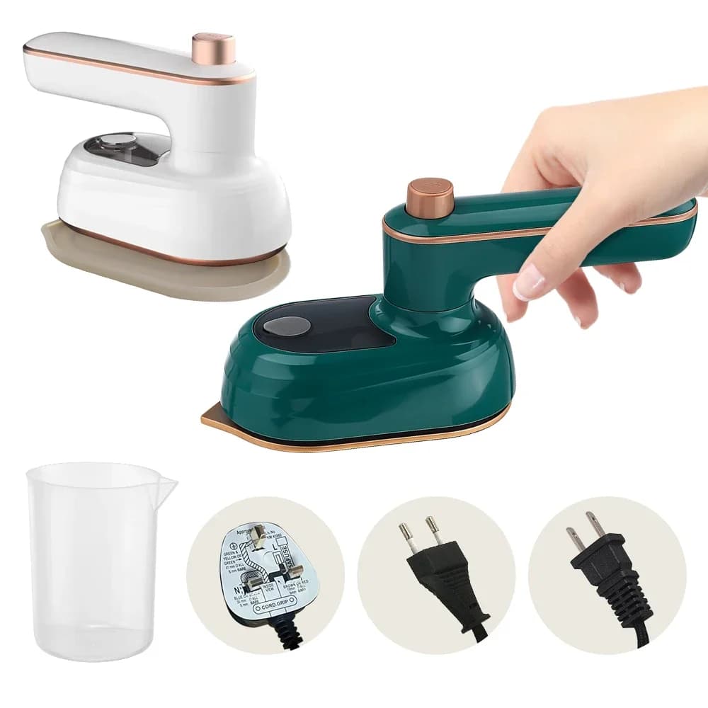 Mini ferro da stiro a vapore per indumenti, portatile, da viaggio, per la casa, per stirare i vestiti, stiratrice a umido e a secco, elettrodomestico