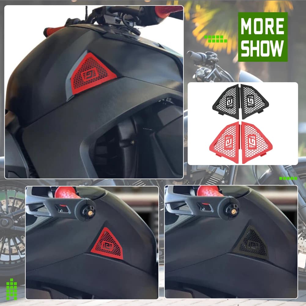 Inserti per Serbatoio Carburante, Tappi Carburante, Copertura Laterale a Nido d'Ape Stampata in 3D per Modelli CAN-AM RYKER 600CC 900CE 600 CC 900 CE RALLY SPORT