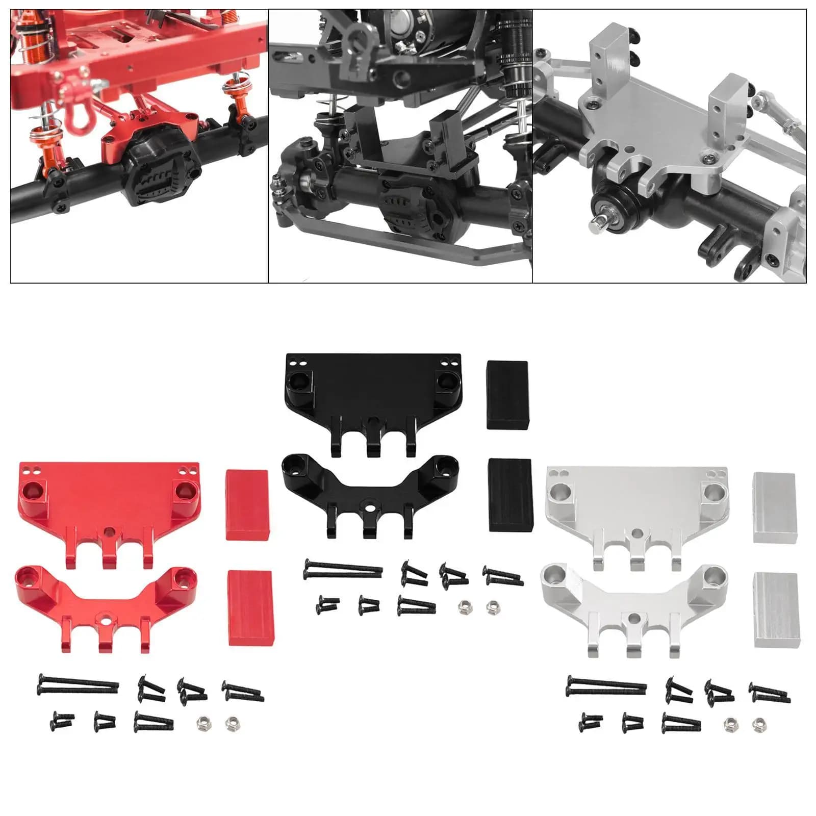 Kit di fissaggio servo RC per auto RC 1:12, attacco per servocomando RC, per modellini di auto RC (Tull Tile)