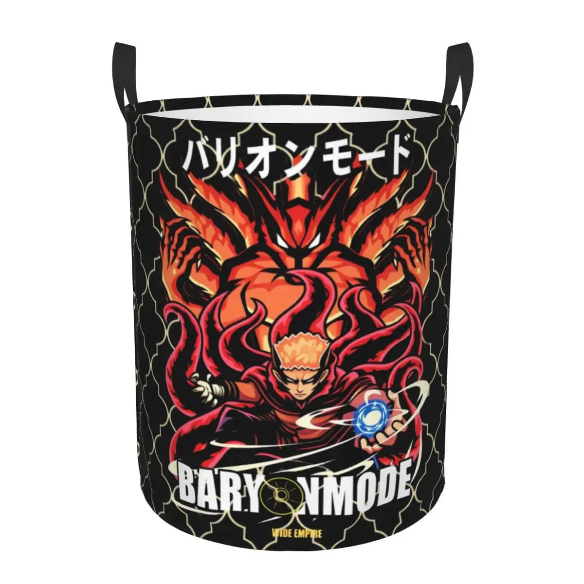 Cesto per la biancheria Anime N-Naruto Kurama, cesto pieghevole per la biancheria, borsa per riporre la biancheria domestica