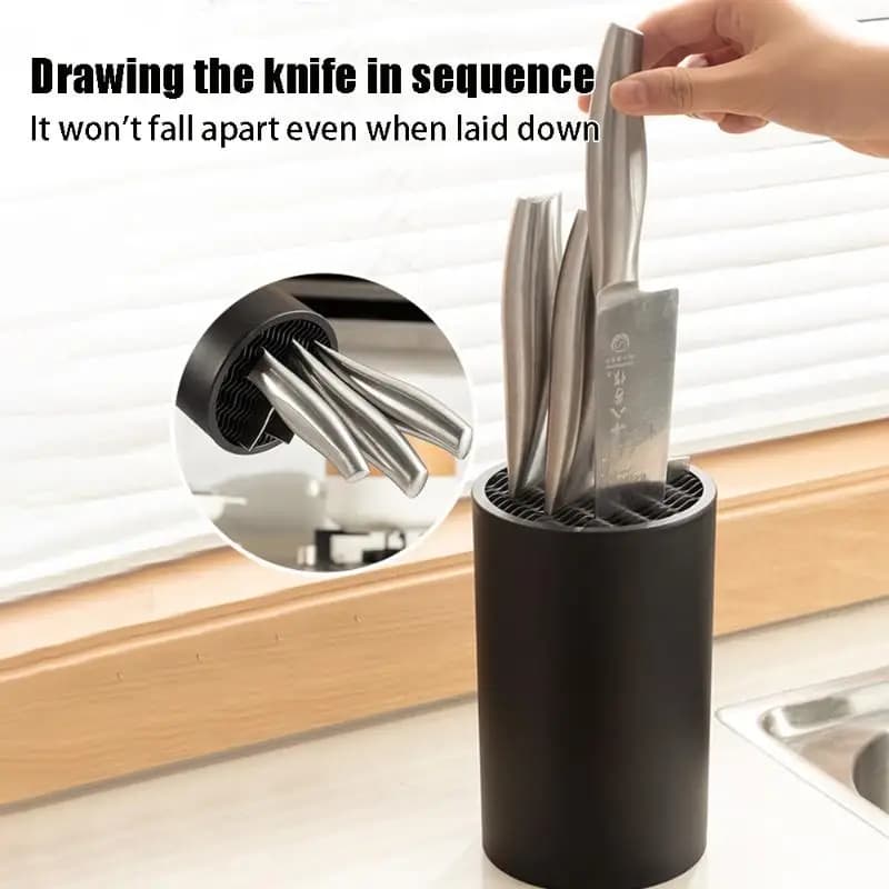 1pc High Quality Knife Holder Organizer Fruit Knives Meat Cleavers Other Kitchen Tools Countertop Kitchen Utensil Storage Rack