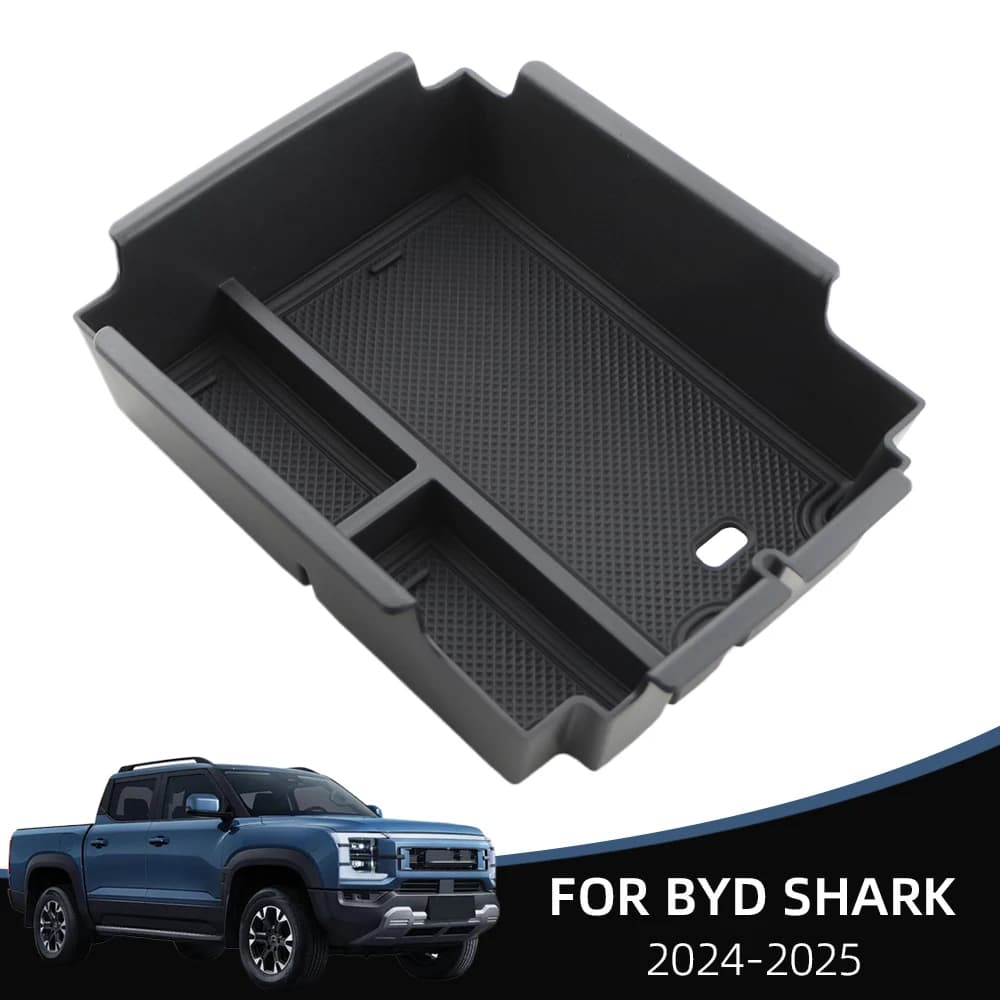 Per BYD Shark 2024 2025 Organizzatore Bracciolo Scatola di Immagazzinaggio Vassoio Centro Console Supporto Vassoio Piastra Stivaggio Accessori Interni