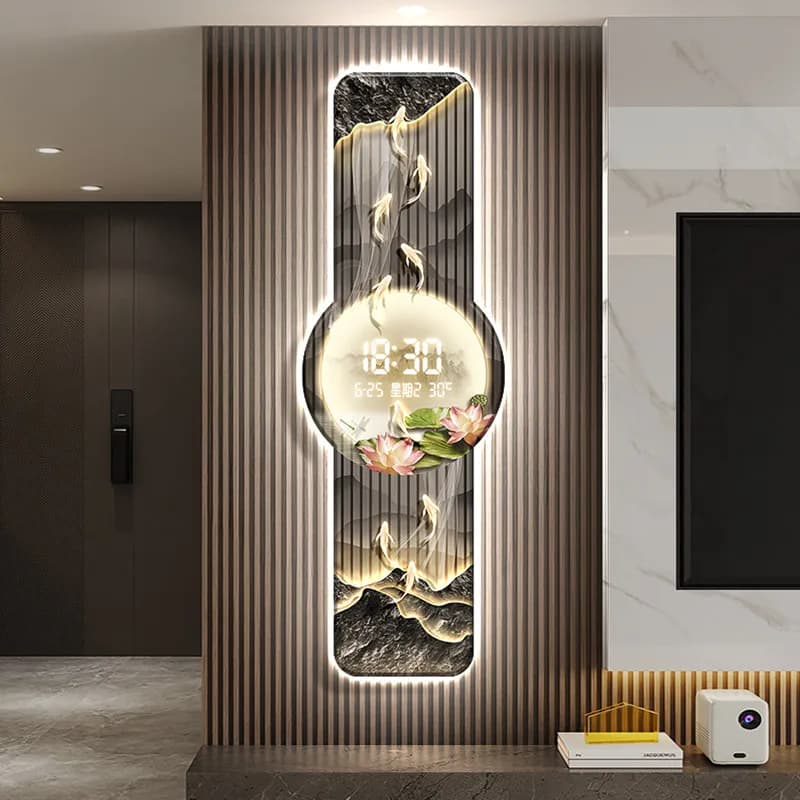 Watches from Modern and Aesthetic Walls, Silent LEDs, Luxury Interior Design, Fashion Wall Clock, Creative, Reloj De Pared, Home Furniture Ornaments