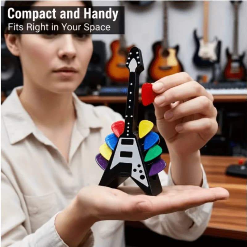 Creative Guitar Pick Storage Box 3D Printing Desktop Storage Box Ornament