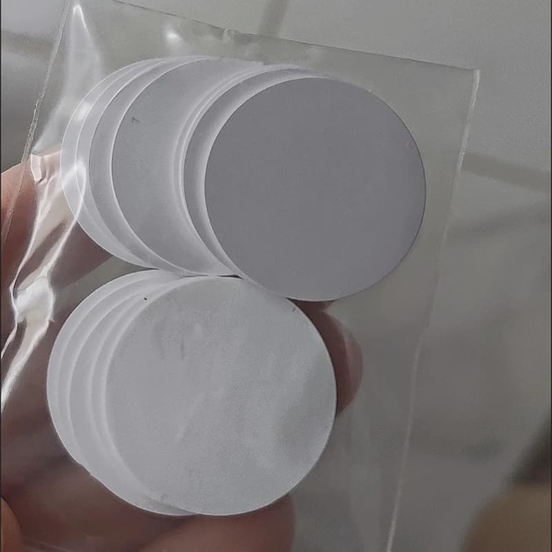 10 pz NFC 215 13.56 MHz NFC Moneta Incollaggio Carta Badge ISO/EC14443A 25mm Impermeabile 215 Tag Elettronici