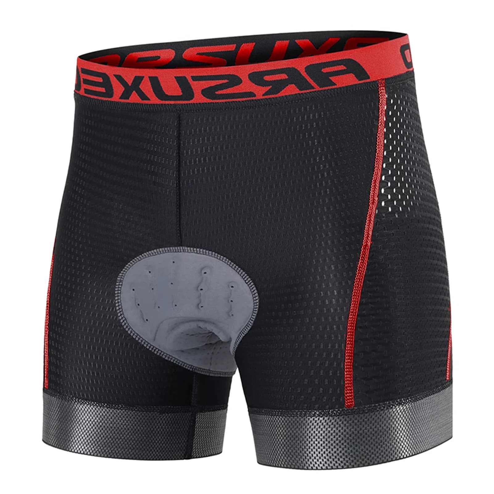 Men's padded bike shorts Riding shorts with high elasticity breathable silicone padding