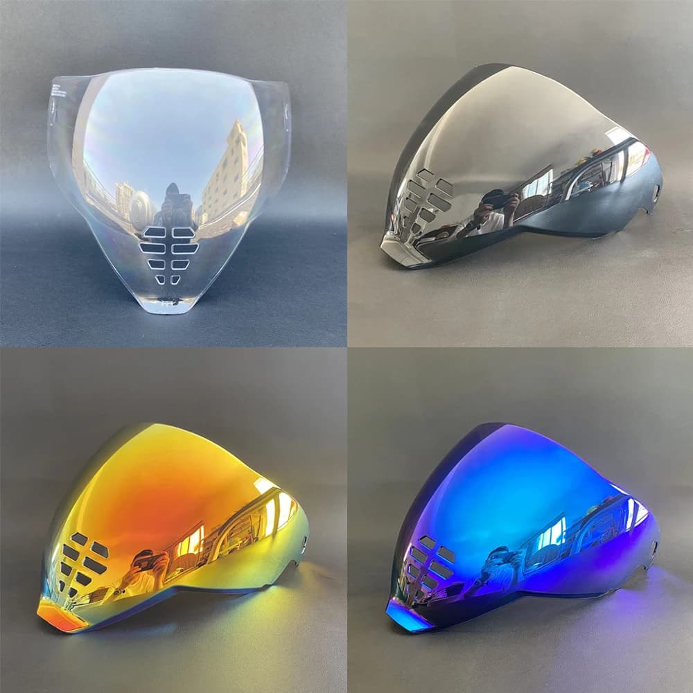 Per ICON Airflite Accessori per la modifica del motociclo caschi Lenti per PC resistenti ai raggi UV oscuranti per il fumo che sostituiscono le visiere parasole