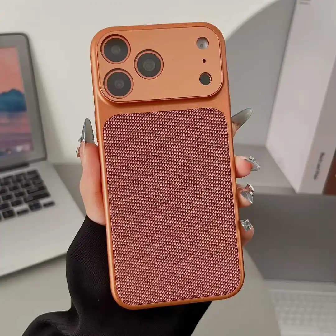Nuovo tessuto grande finestra per lenti trasformazione istantanea serie custodia per IPhone 17 Pro Max Air 16 15 14 13 12 11 copertura magnetica antigoccia
