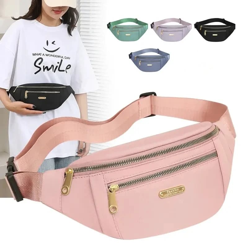 Marsupio da donna marsupio marsupio con cerniera borsa a Banana da donna borsa a tracolla da viaggio borsa a tracolla con tasca sul ventre